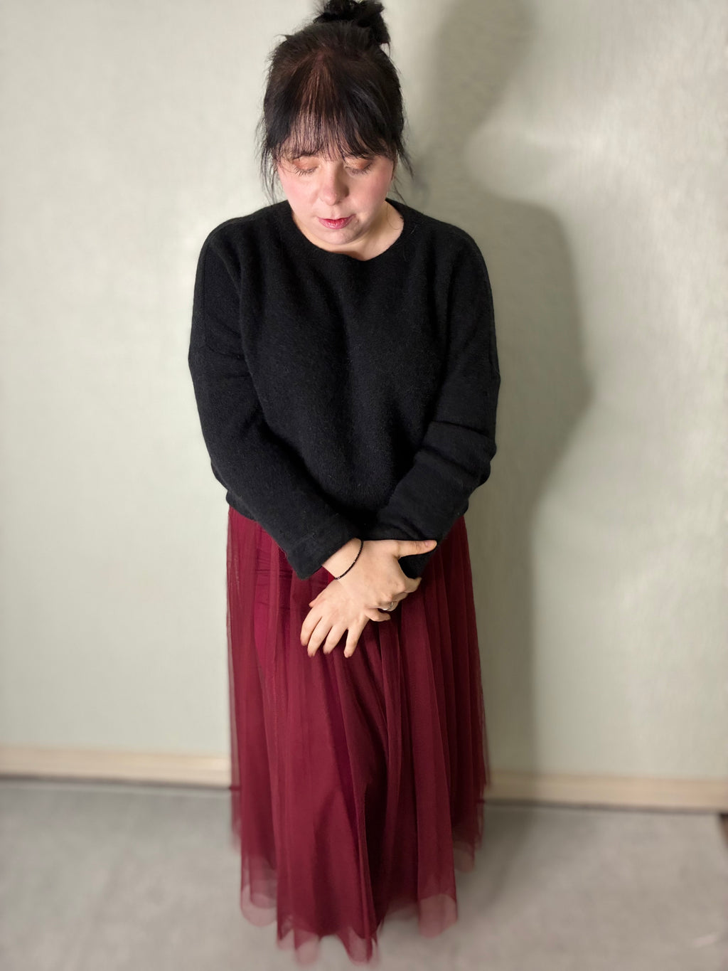 Alpaka-Pulli zum Krempeln