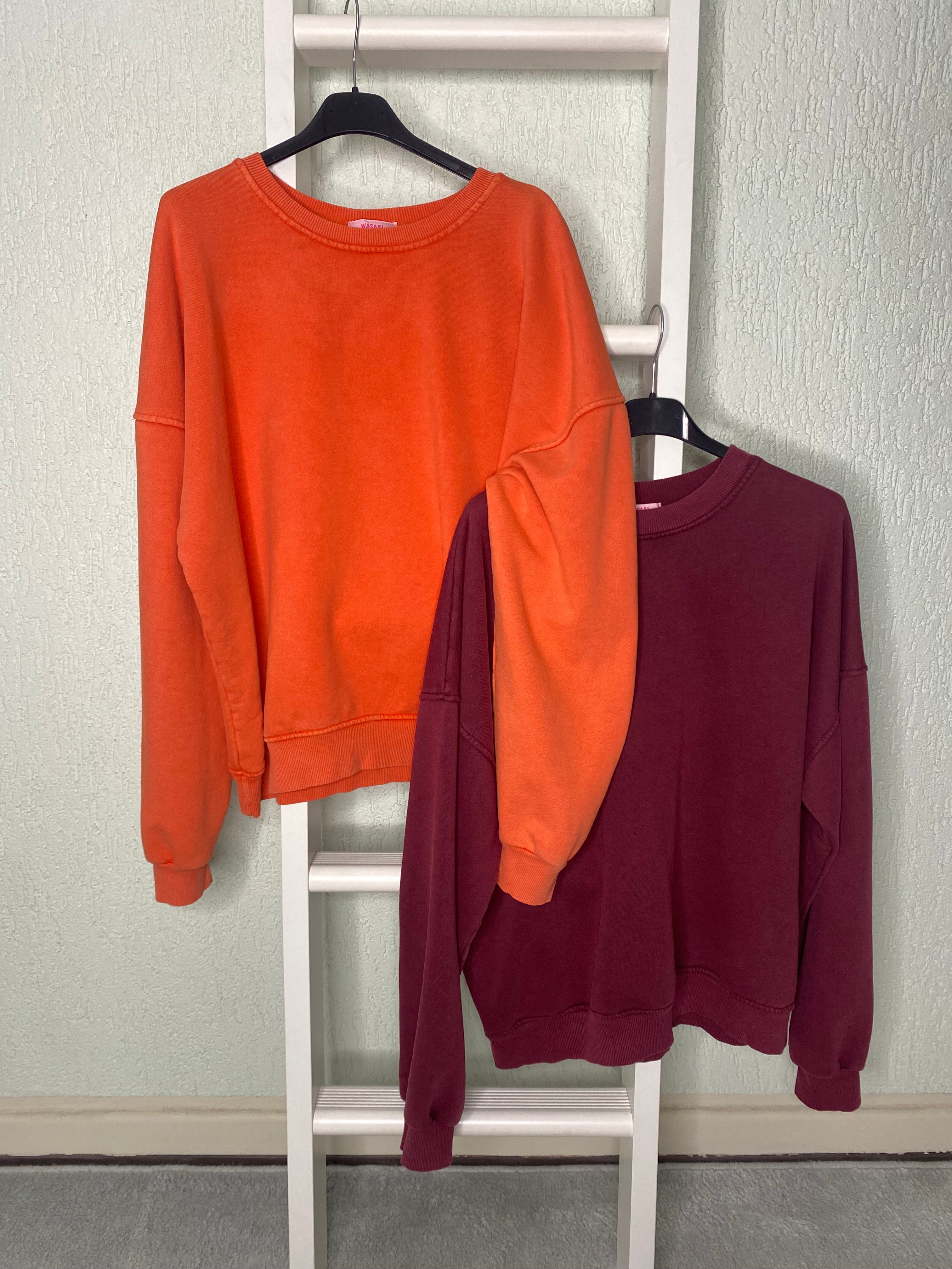 Unifarbener Pullover