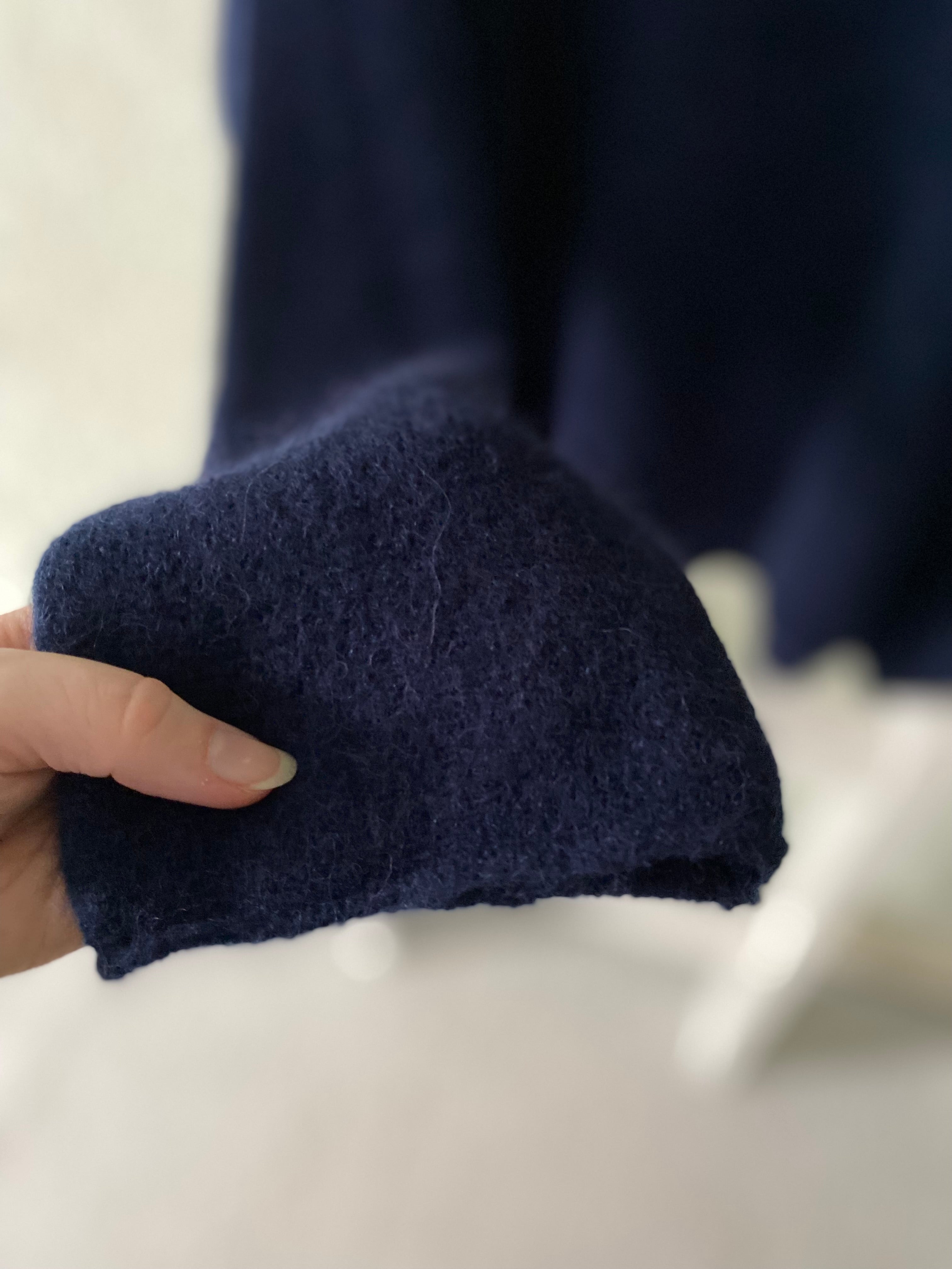 Alpaka-Pulli zum Krempeln