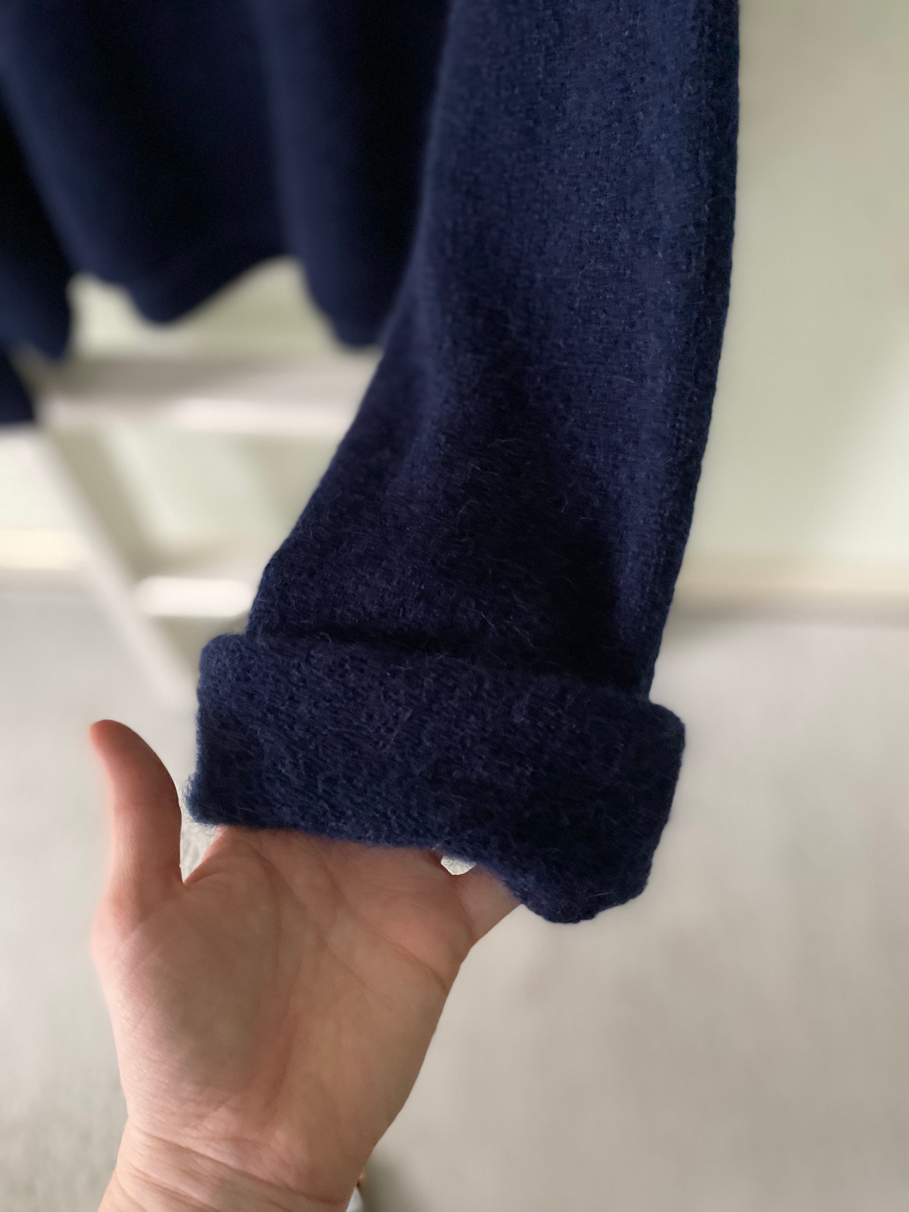 Alpaka-Pulli zum Krempeln