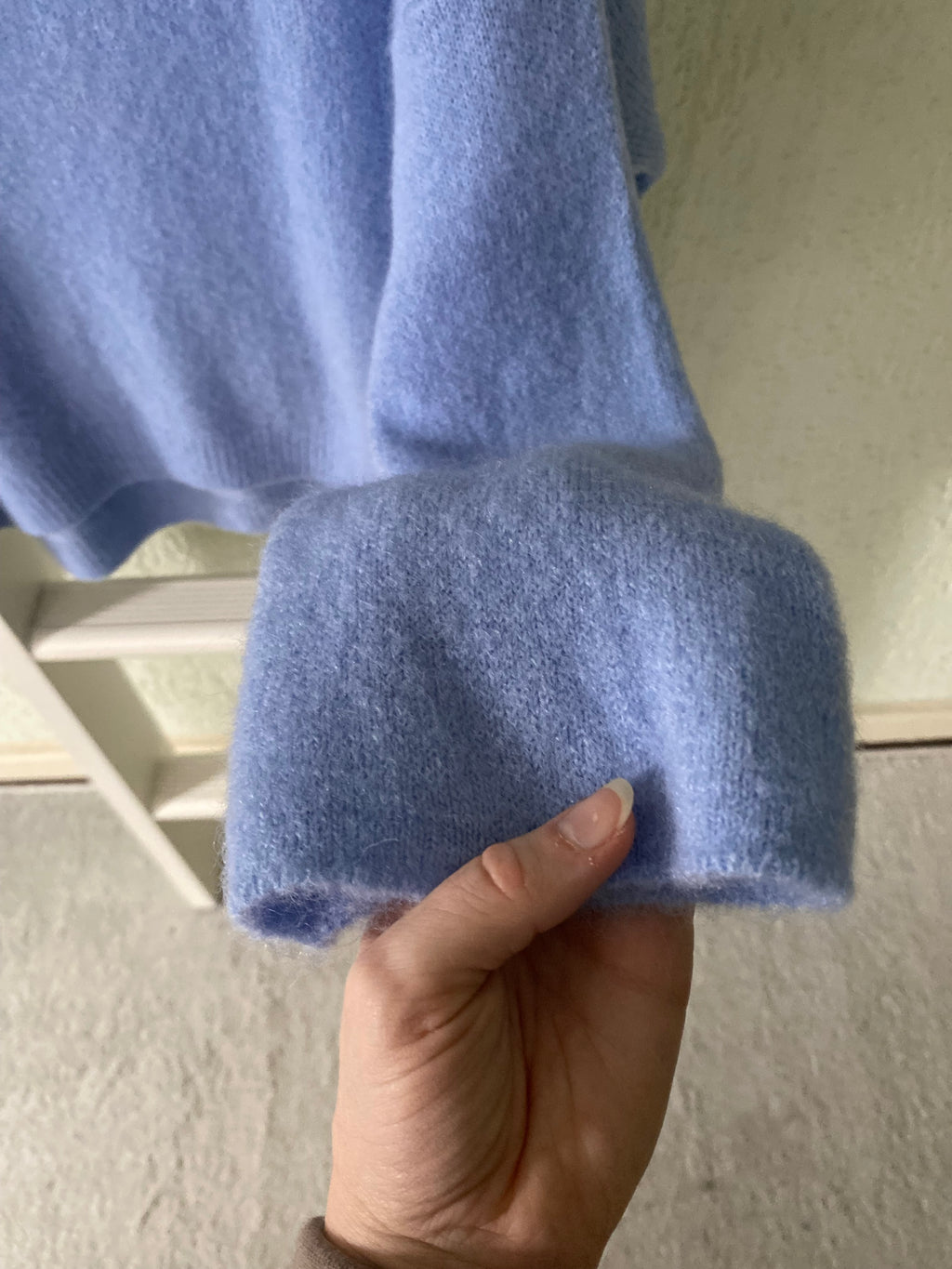 Alpaka-Pulli zum Krempeln