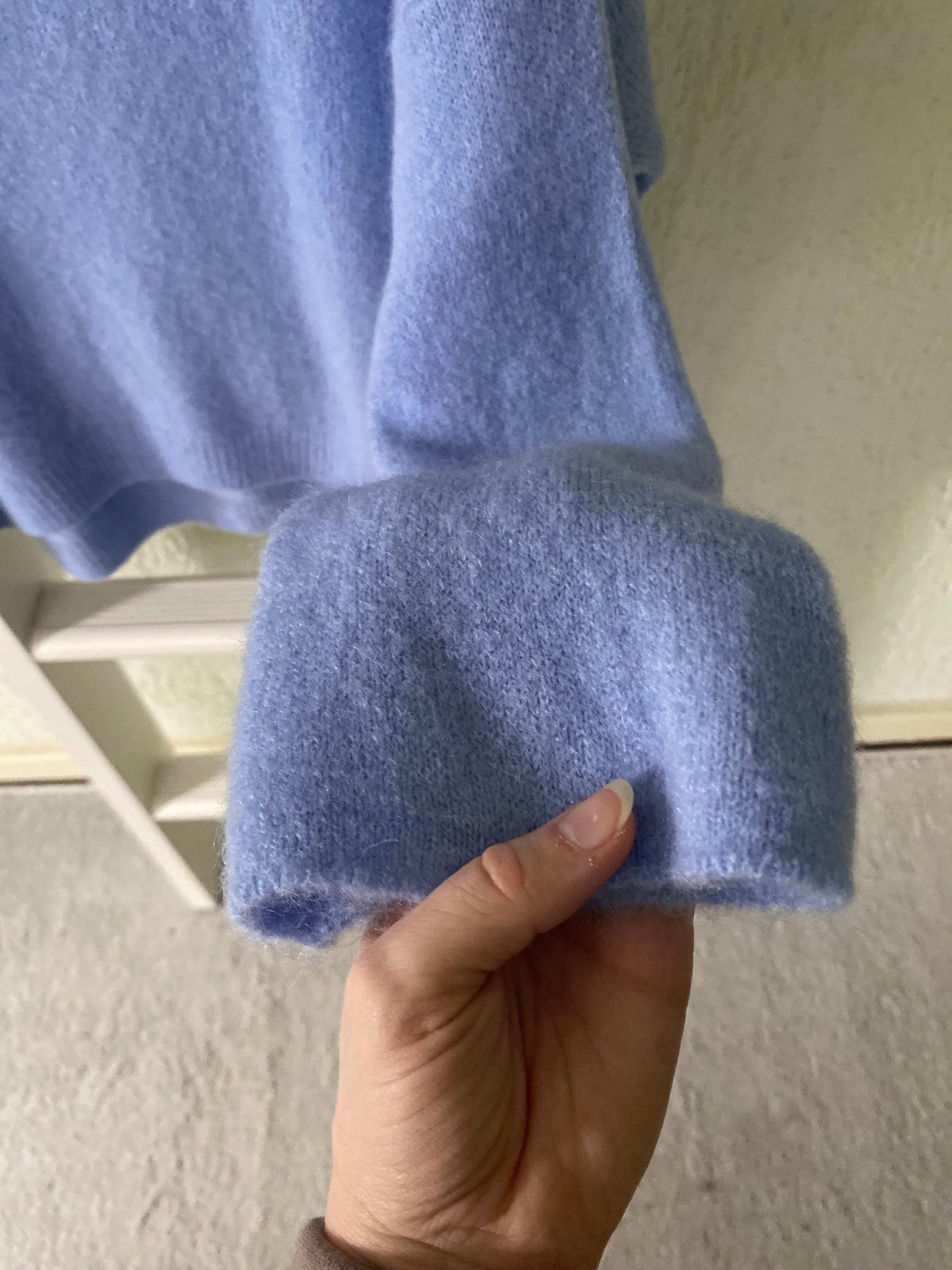 Alpaka-Pulli zum Krempeln