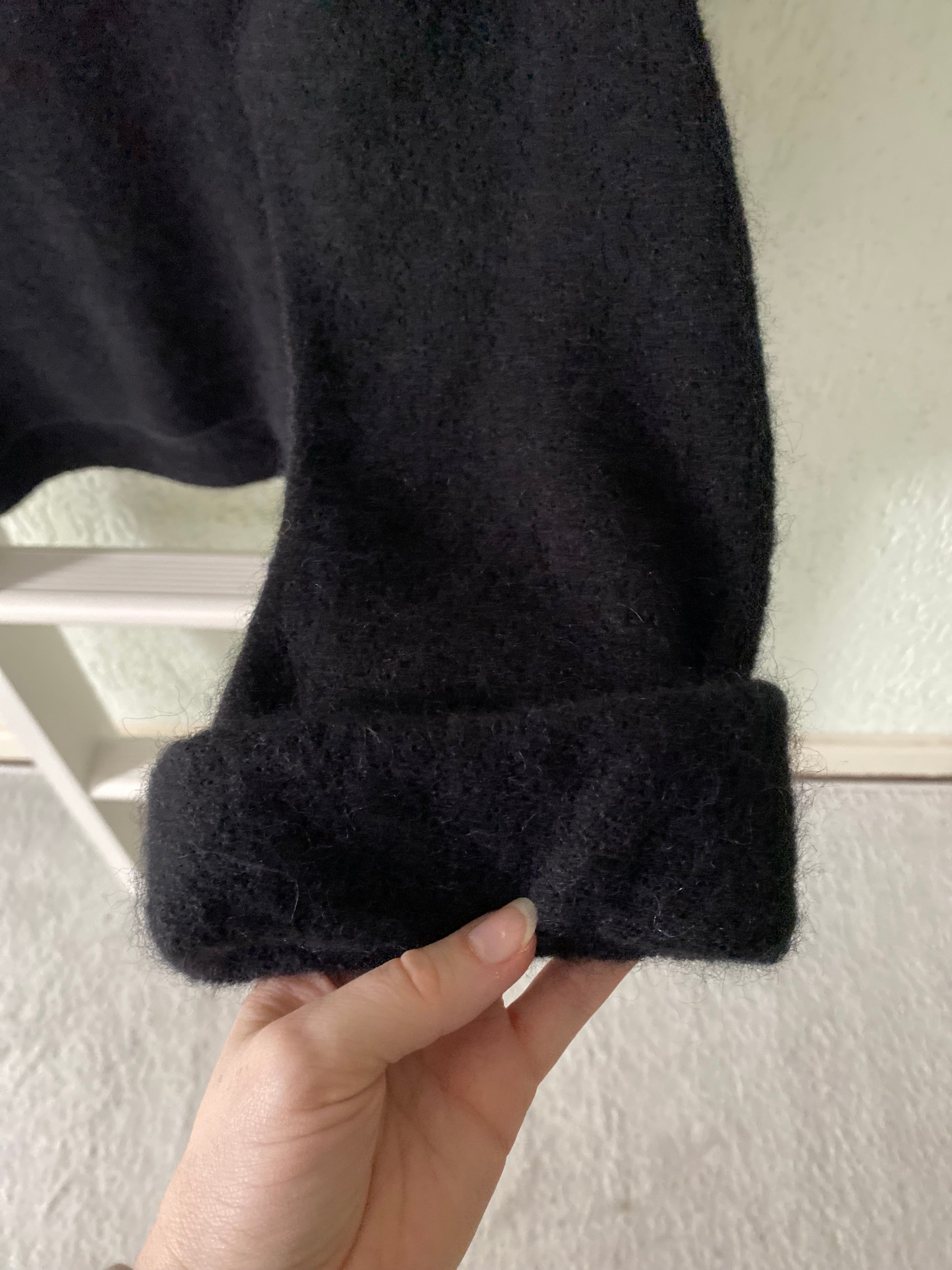 Alpaka-Pulli zum Krempeln