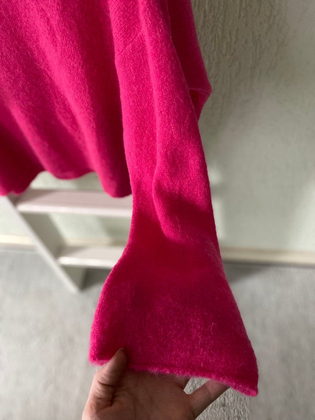 Alpaka-Pulli zum Krempeln