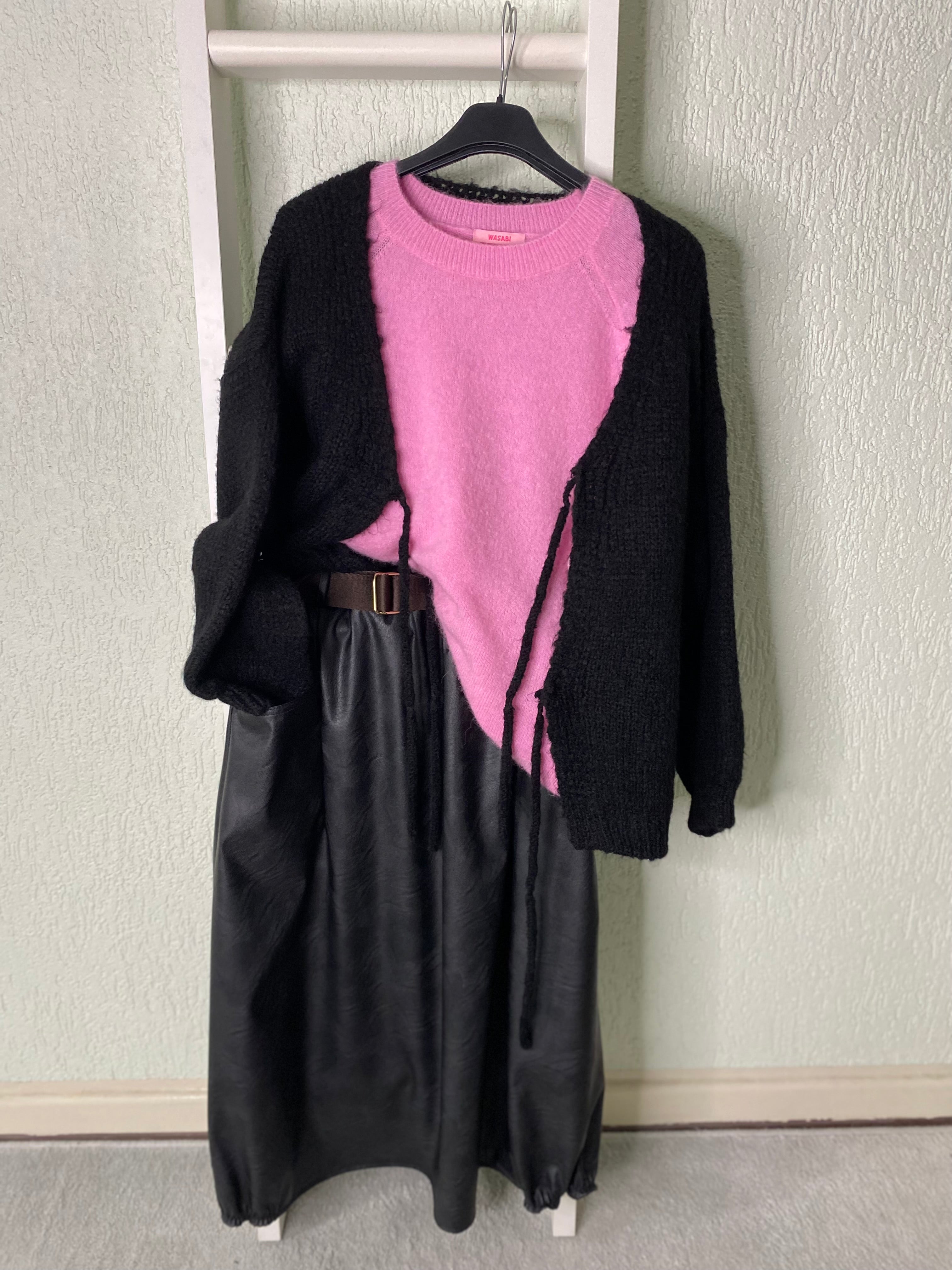 Ballonrock in Lederoptik