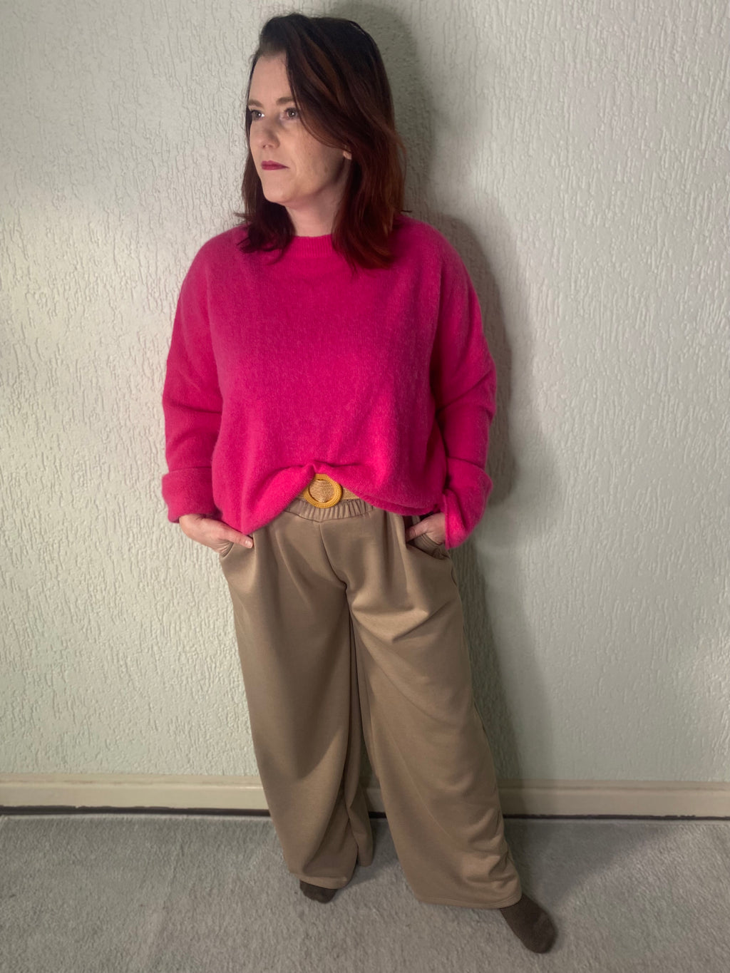 Alpaka-Pulli zum Krempeln