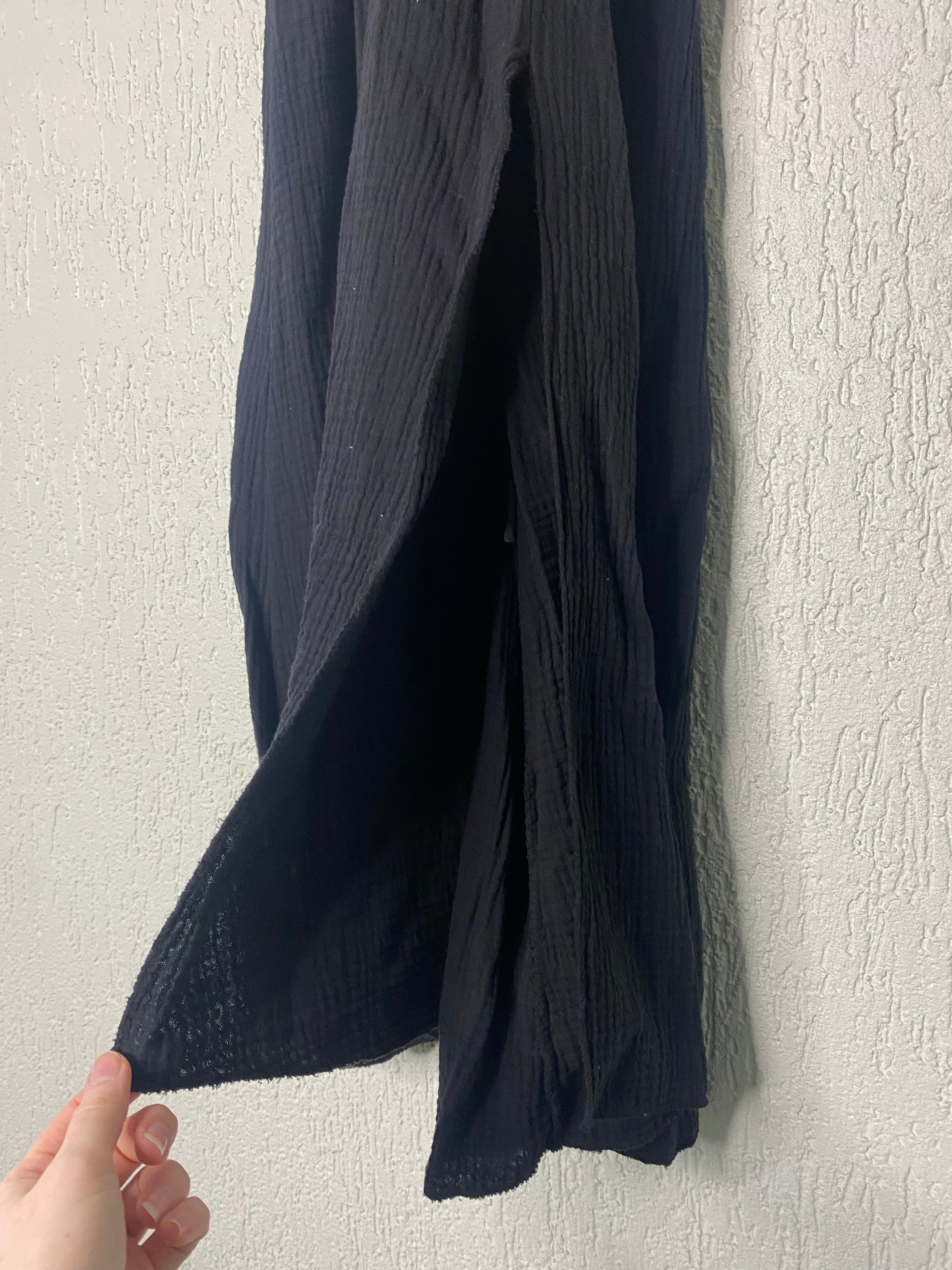 Muselin Kleid, Wickeloptik