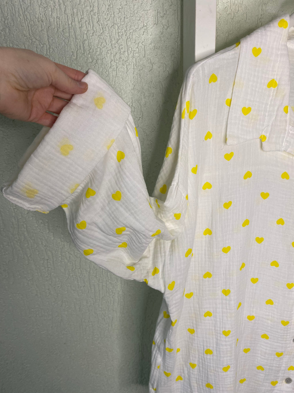 Herzchen-Bluse aus Baumwolle