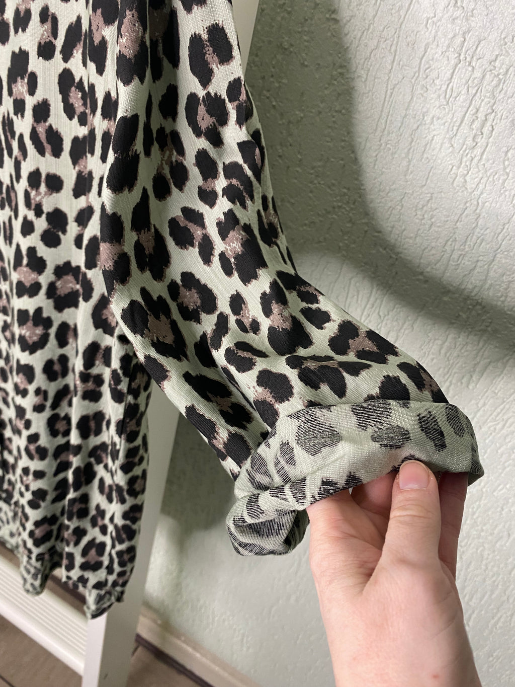 Bluse mit Animalprint – lockerer Schnitt