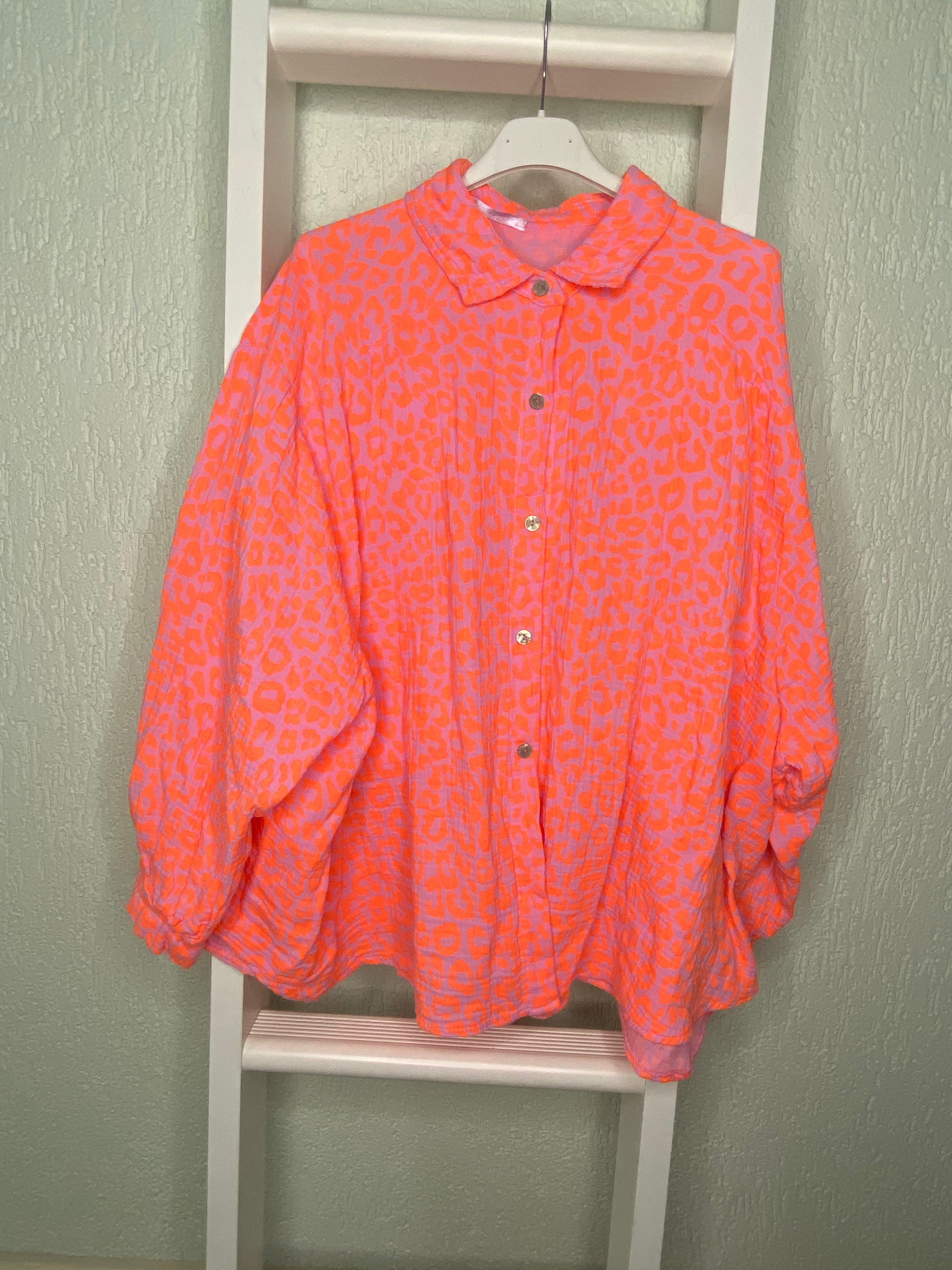 Leo-Bluse aus Musselin