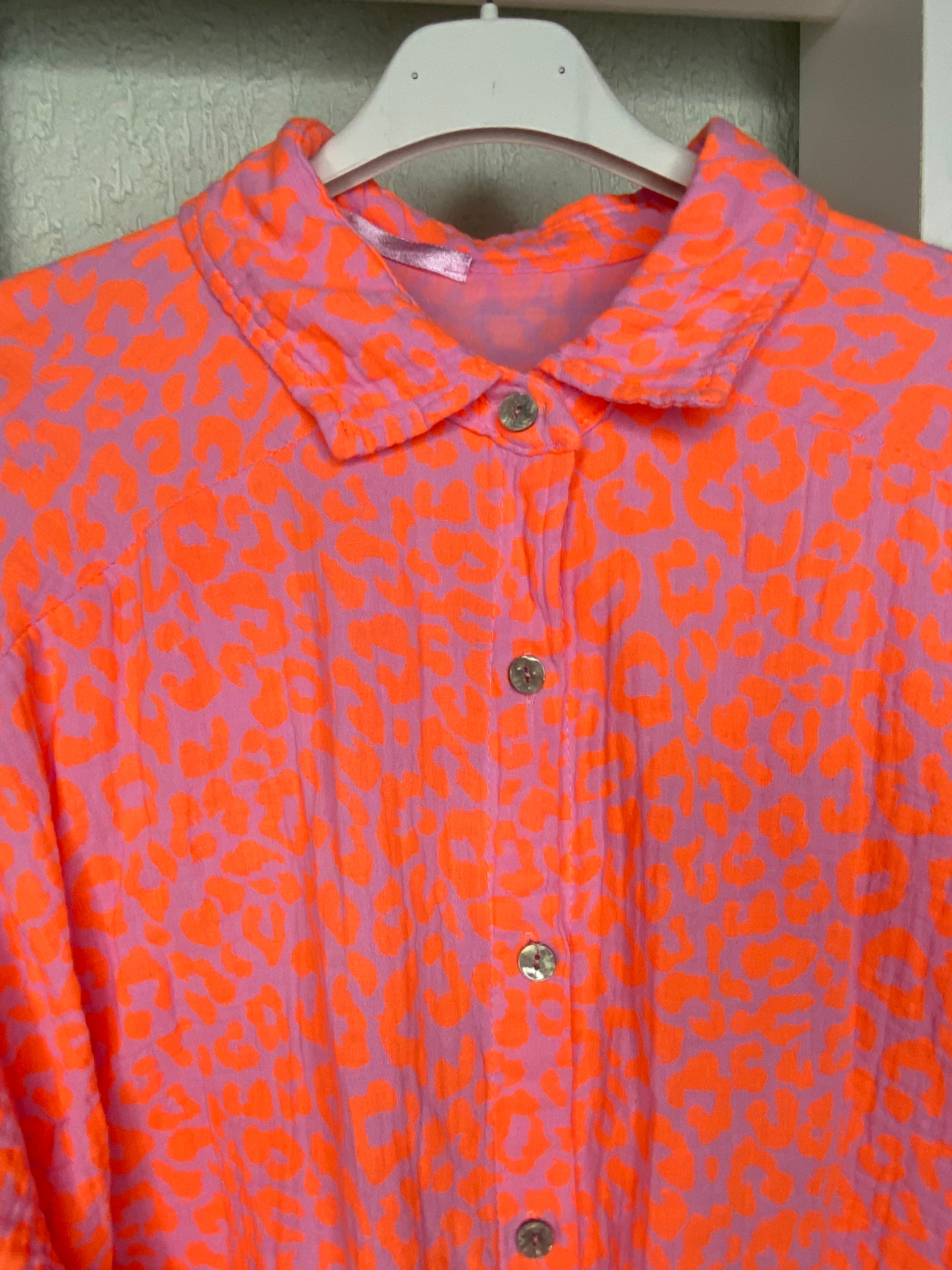 Leo-Bluse aus Musselin