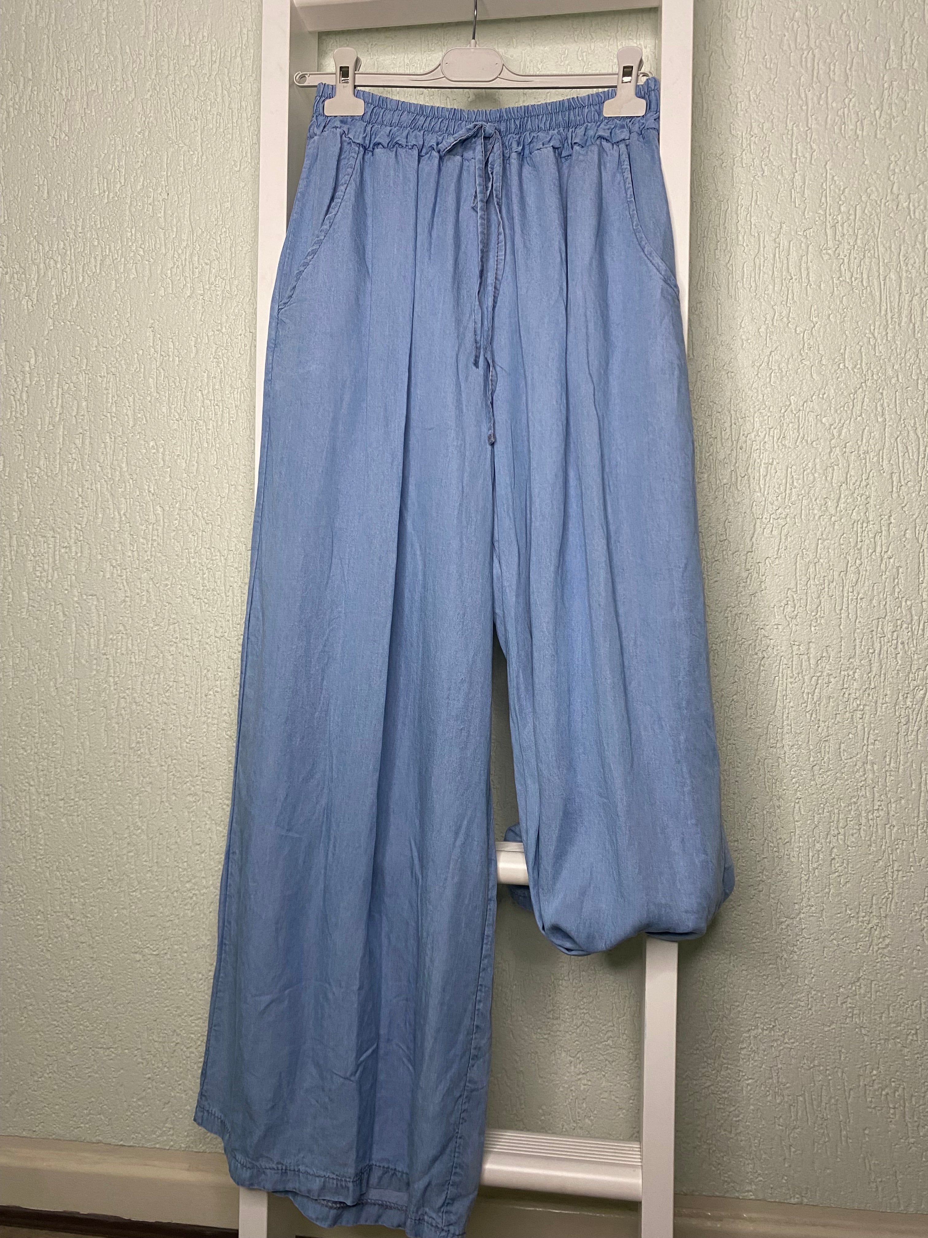 Lyocell Palazzo-Hose