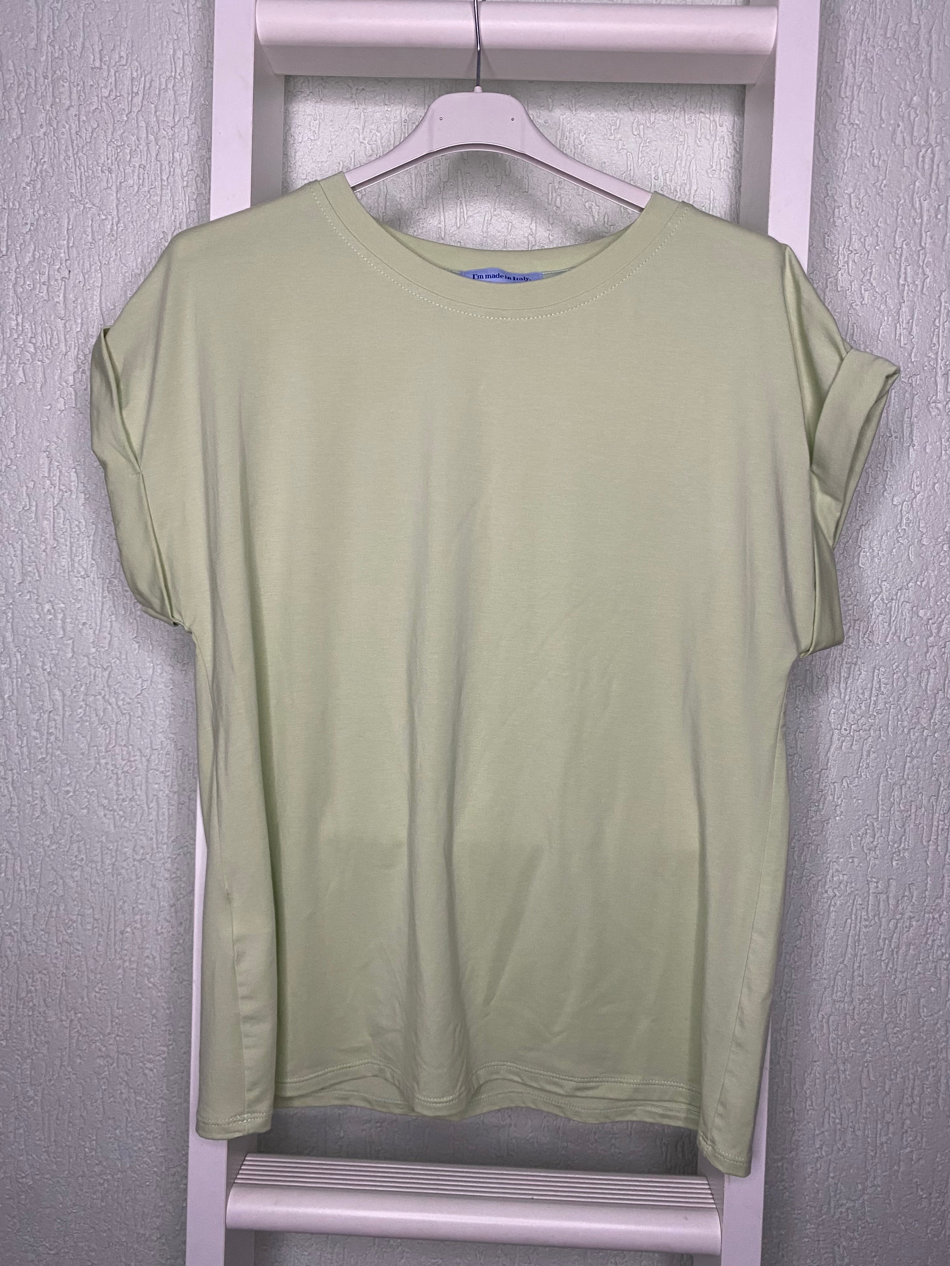 Basic Shirt mit Umschlagärmeln
