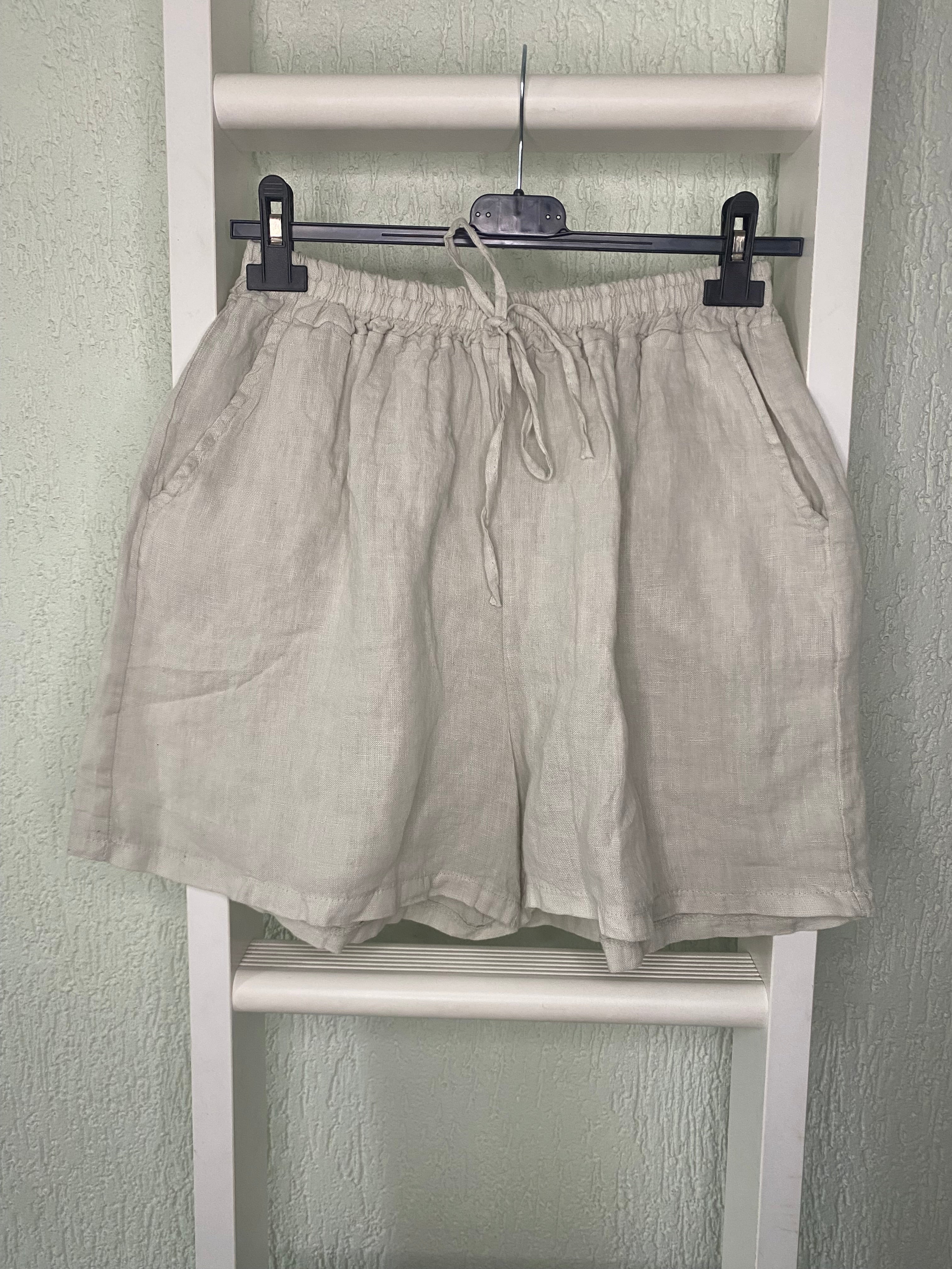 Leinenshorts Damen