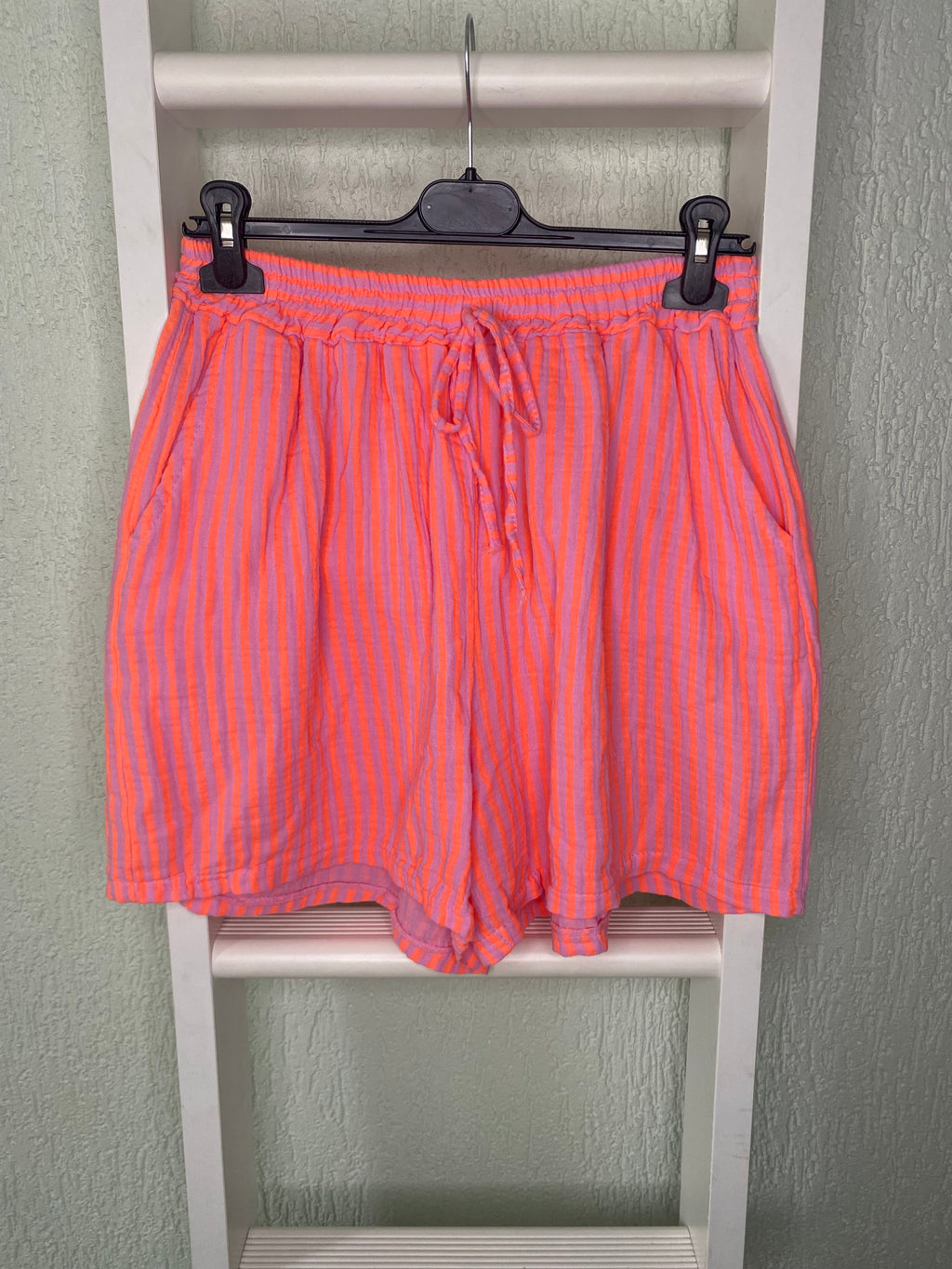 Musselin Shorts - gestreift