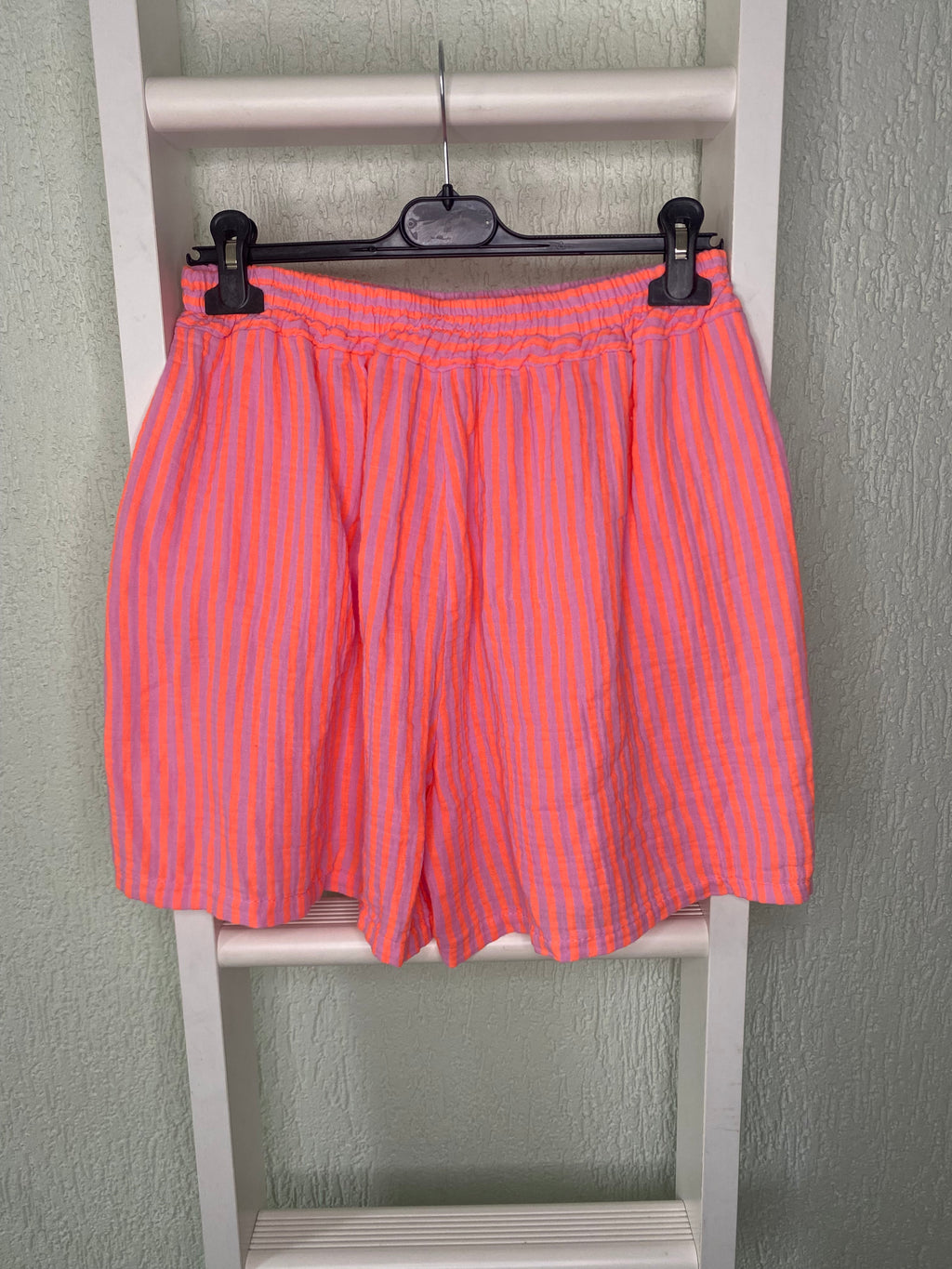 Musselin Shorts - gestreift