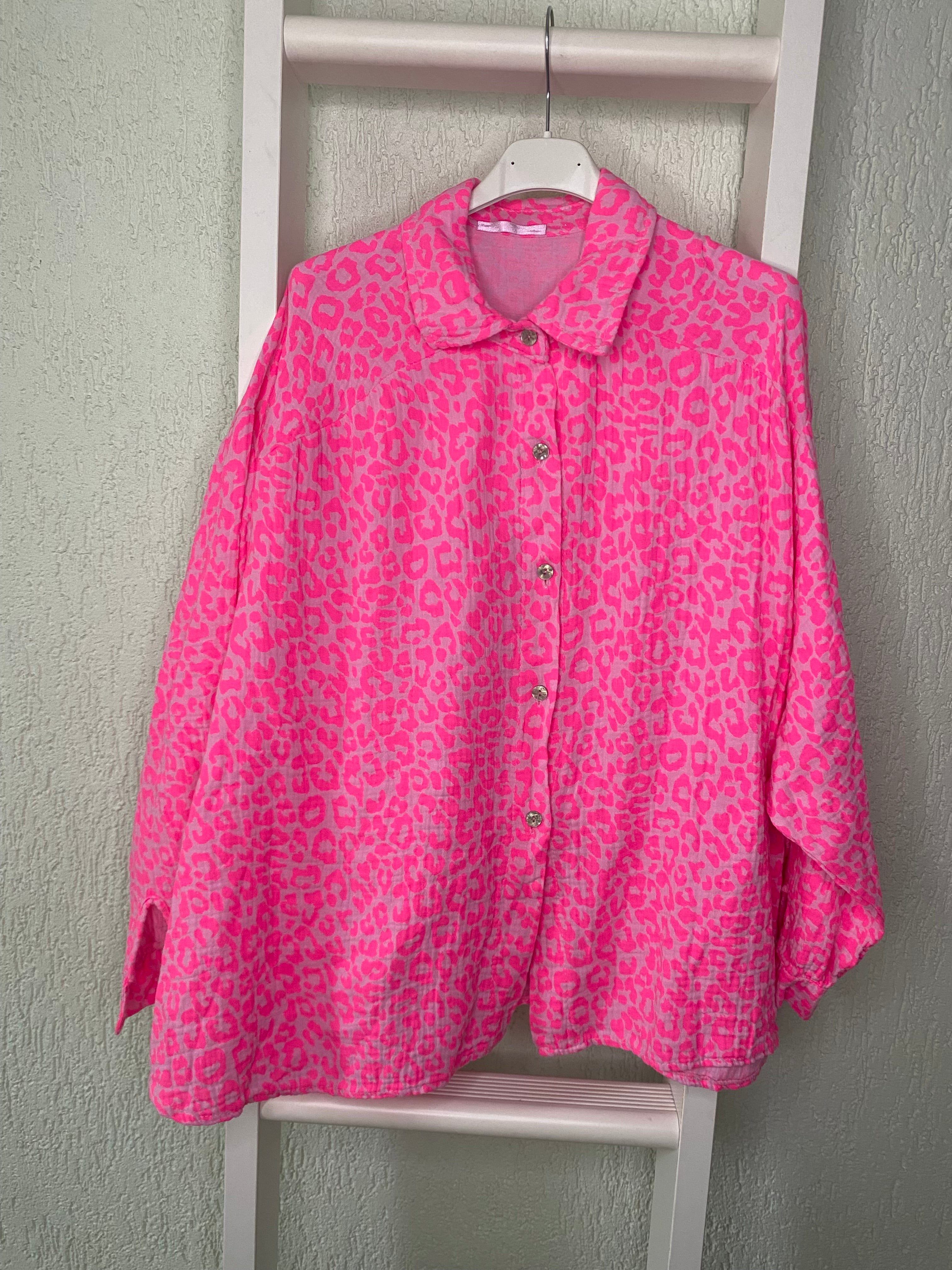 Leo-Bluse aus Musselin