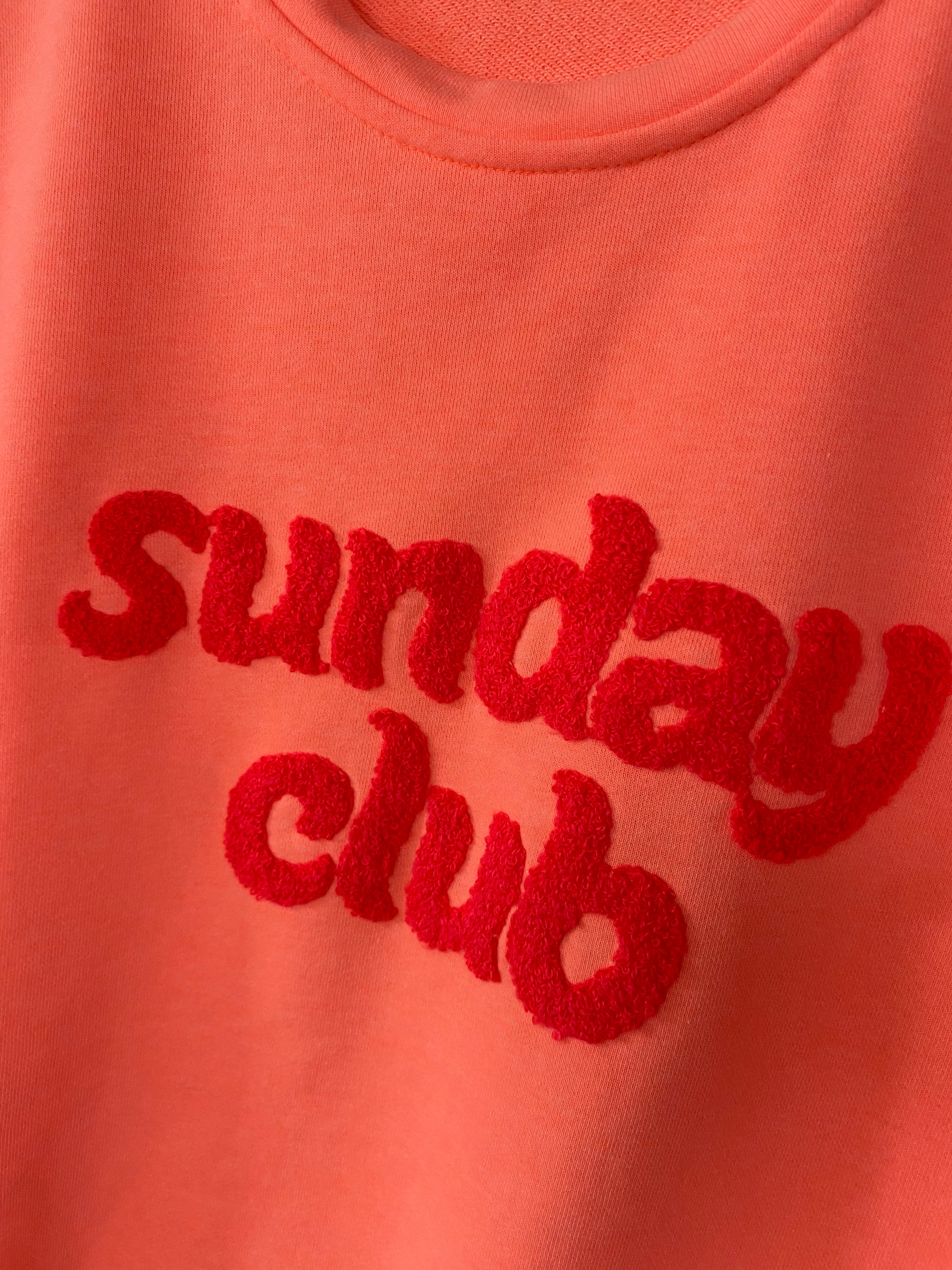 Oversize T-Shirt Damen „Sunday Club“