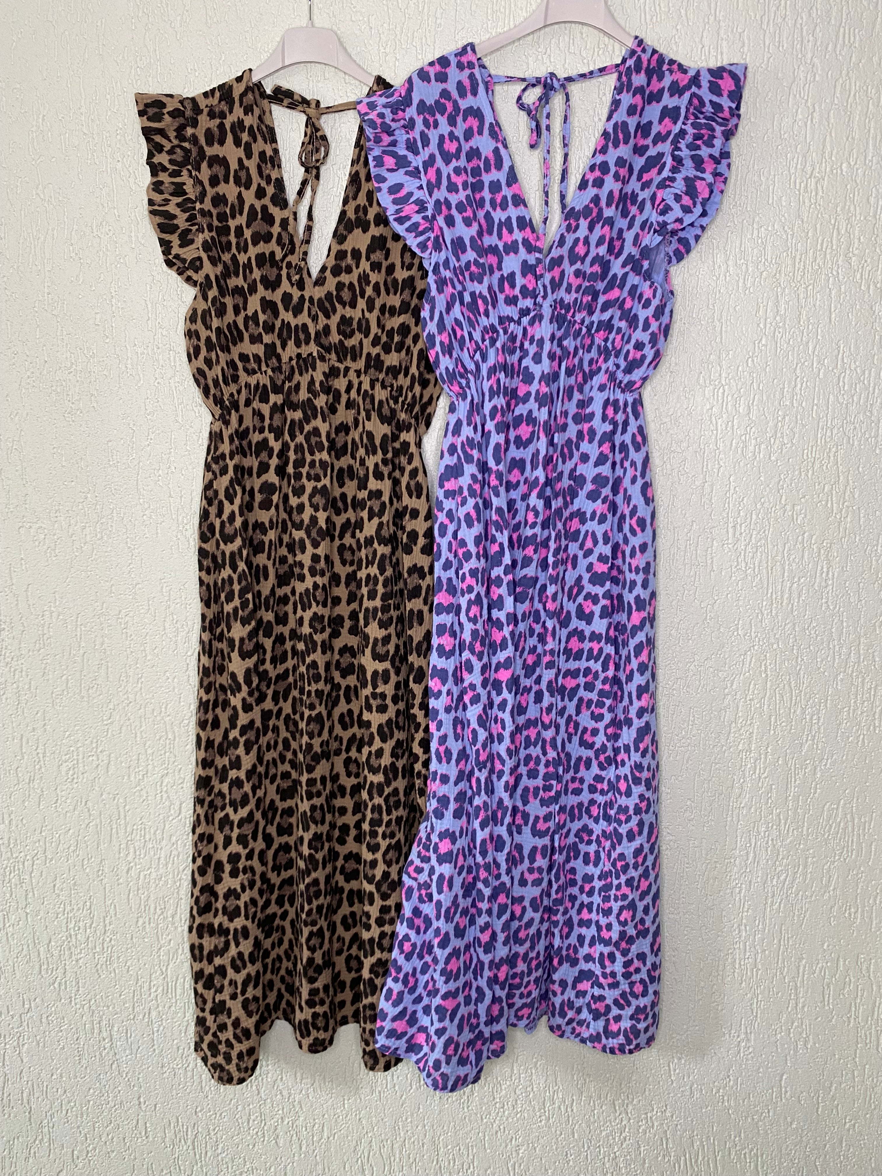 Leo Kleid Damen – Musselin Sommerkleid