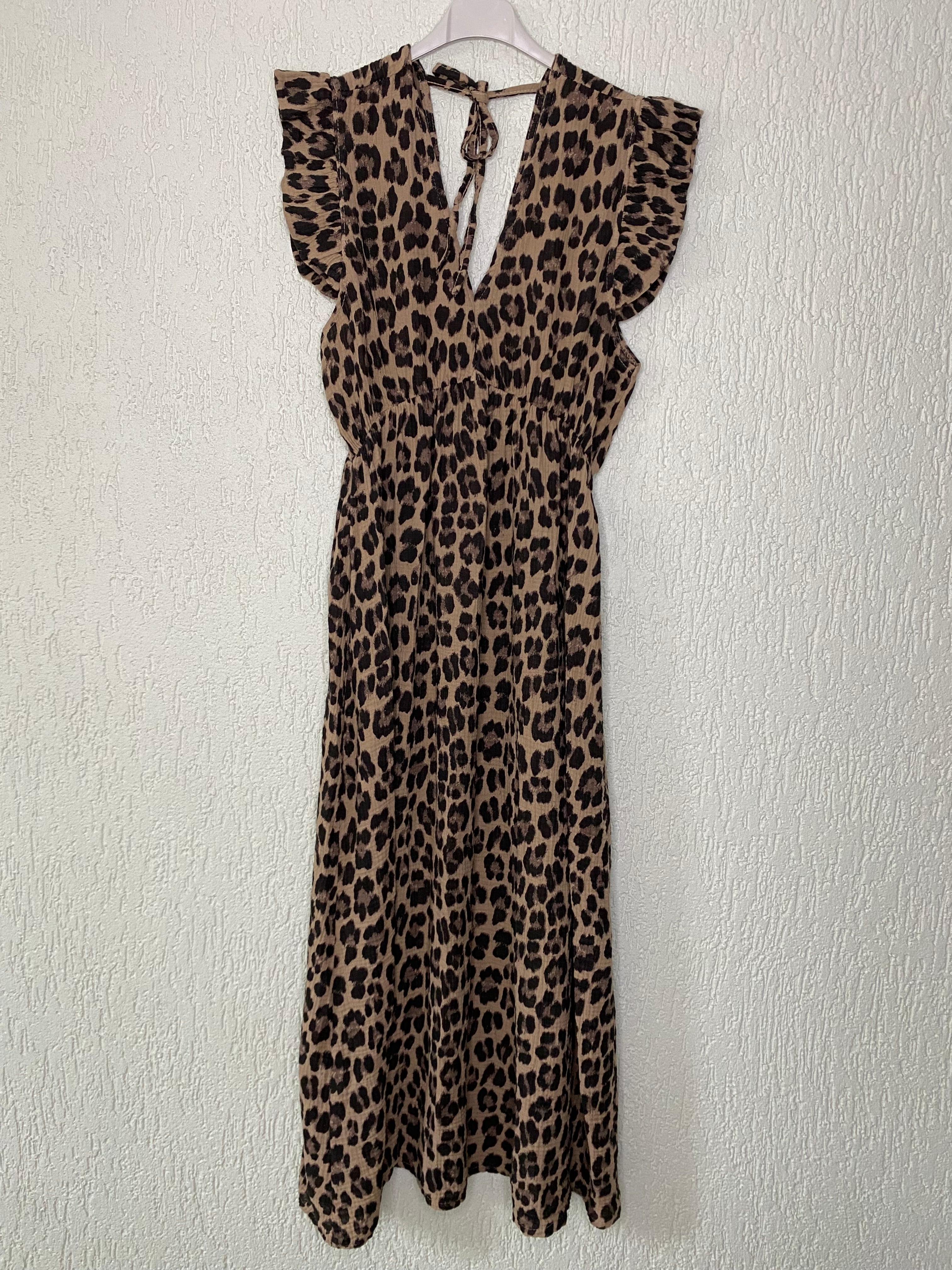 Leo Kleid Damen – Musselin Sommerkleid