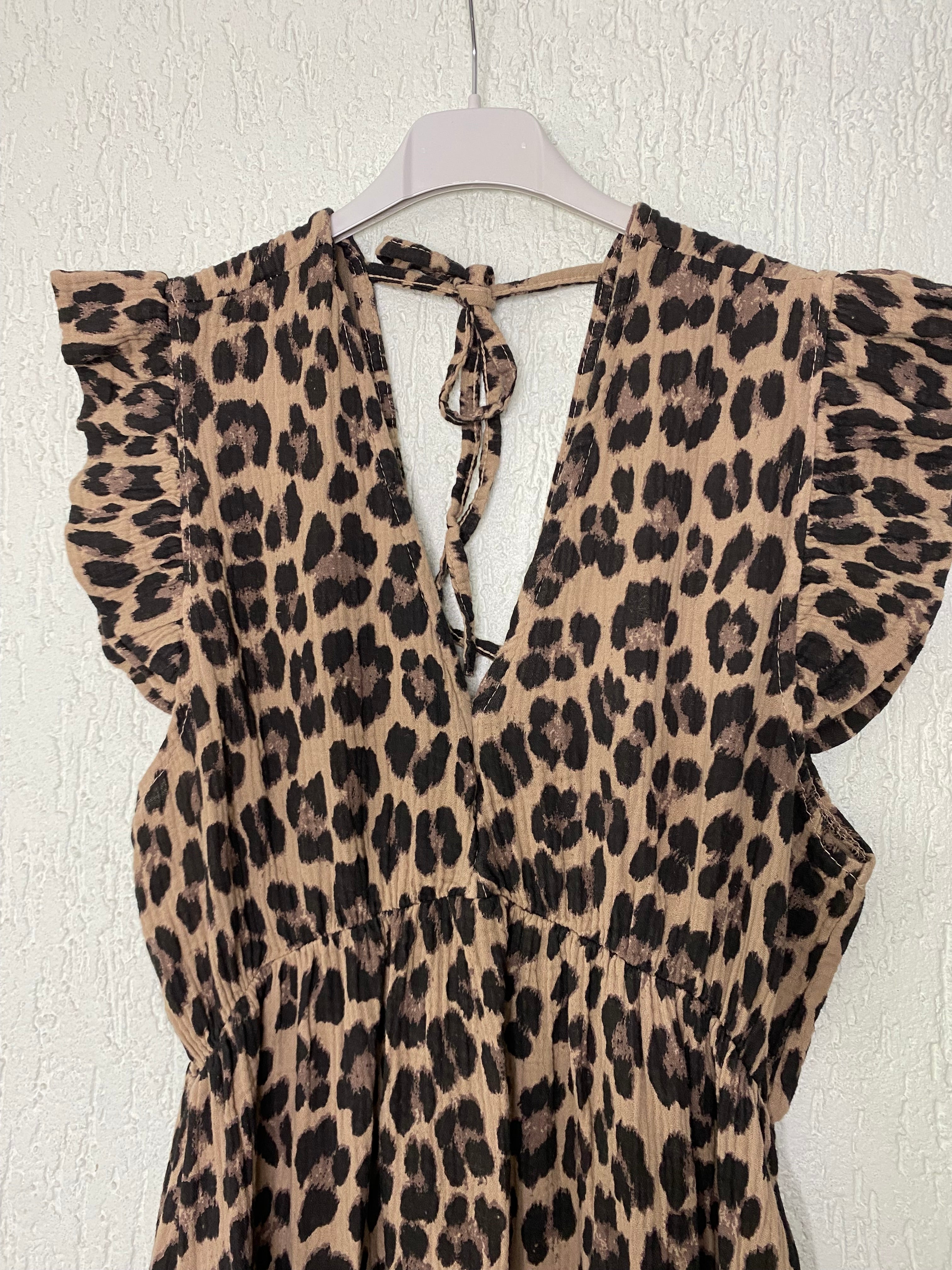 Leo Kleid Damen – Musselin Sommerkleid