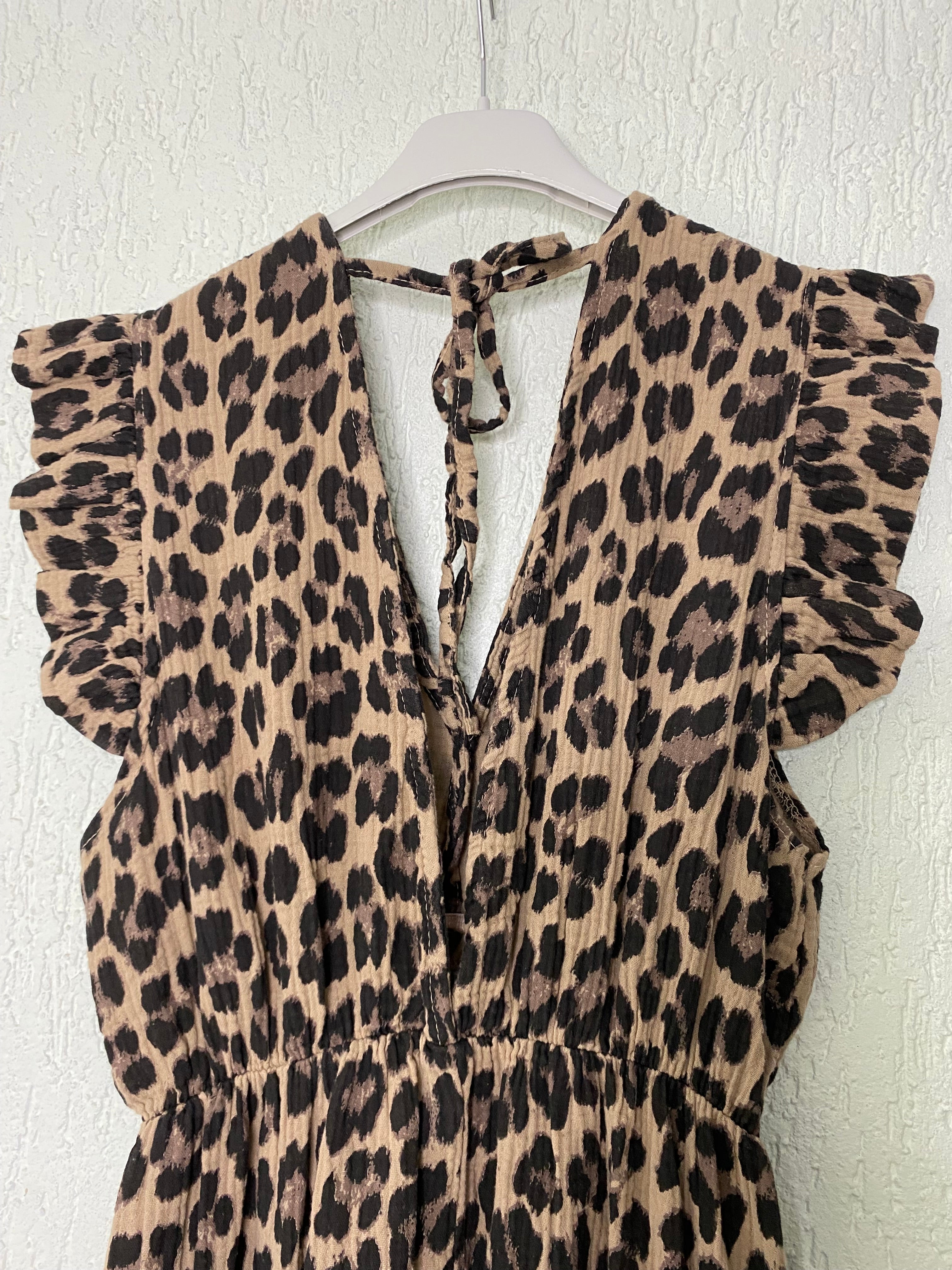 Leo Kleid Damen – Musselin Sommerkleid