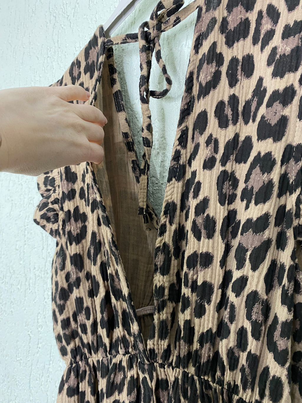 Leo Kleid Damen – Musselin Sommerkleid