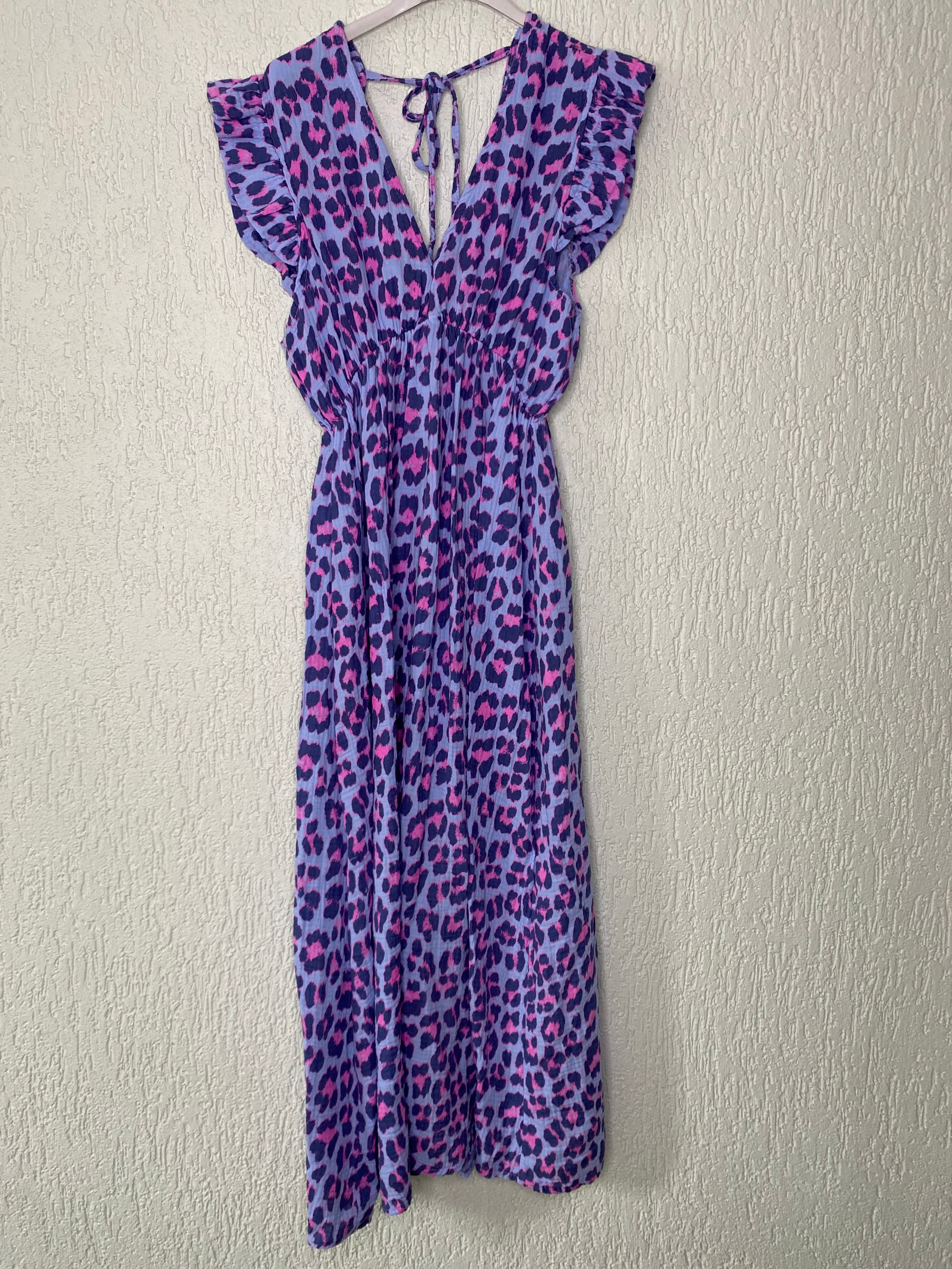 Leo Kleid Damen – Musselin Sommerkleid