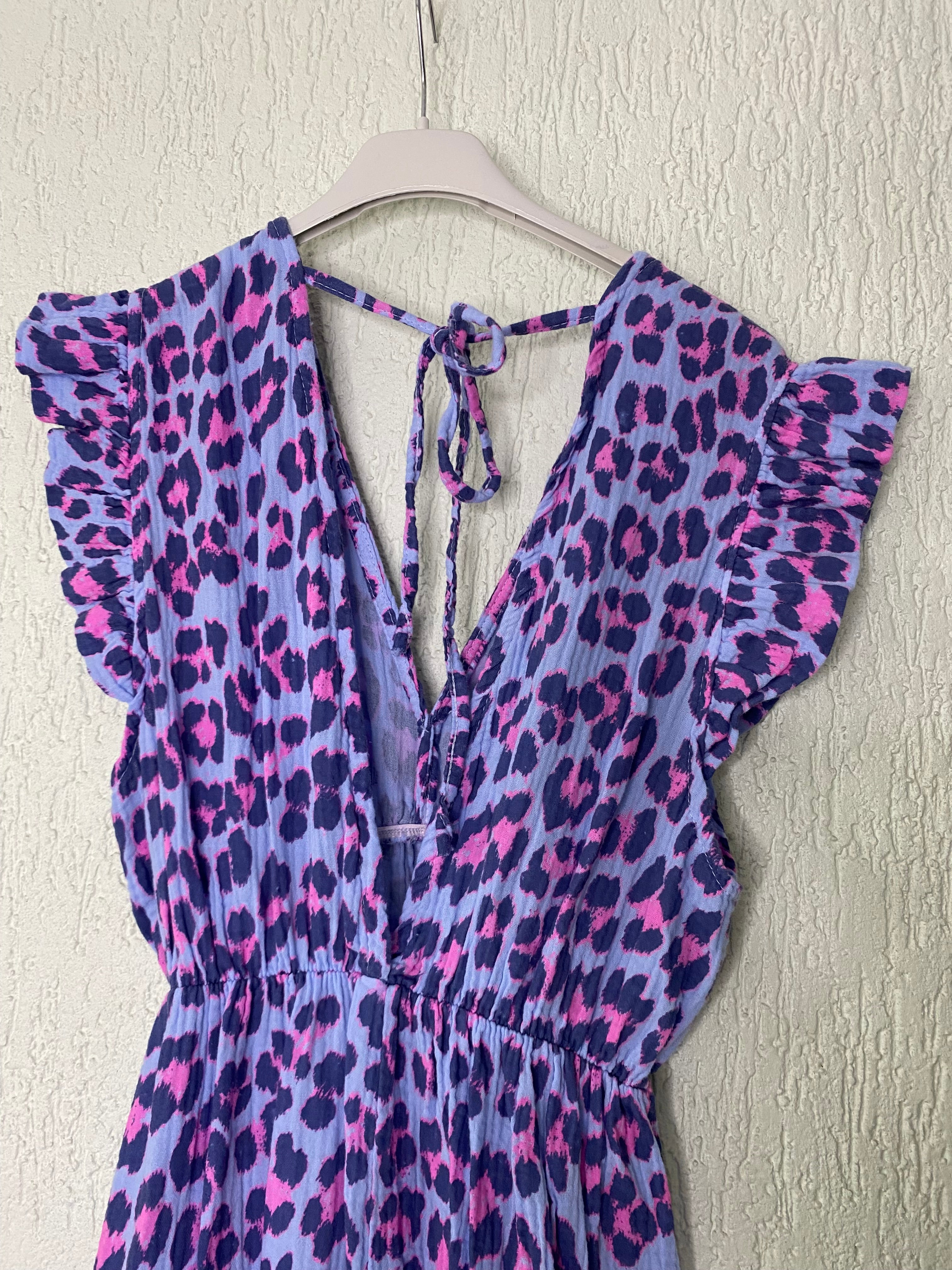 Leo Kleid Damen – Musselin Sommerkleid